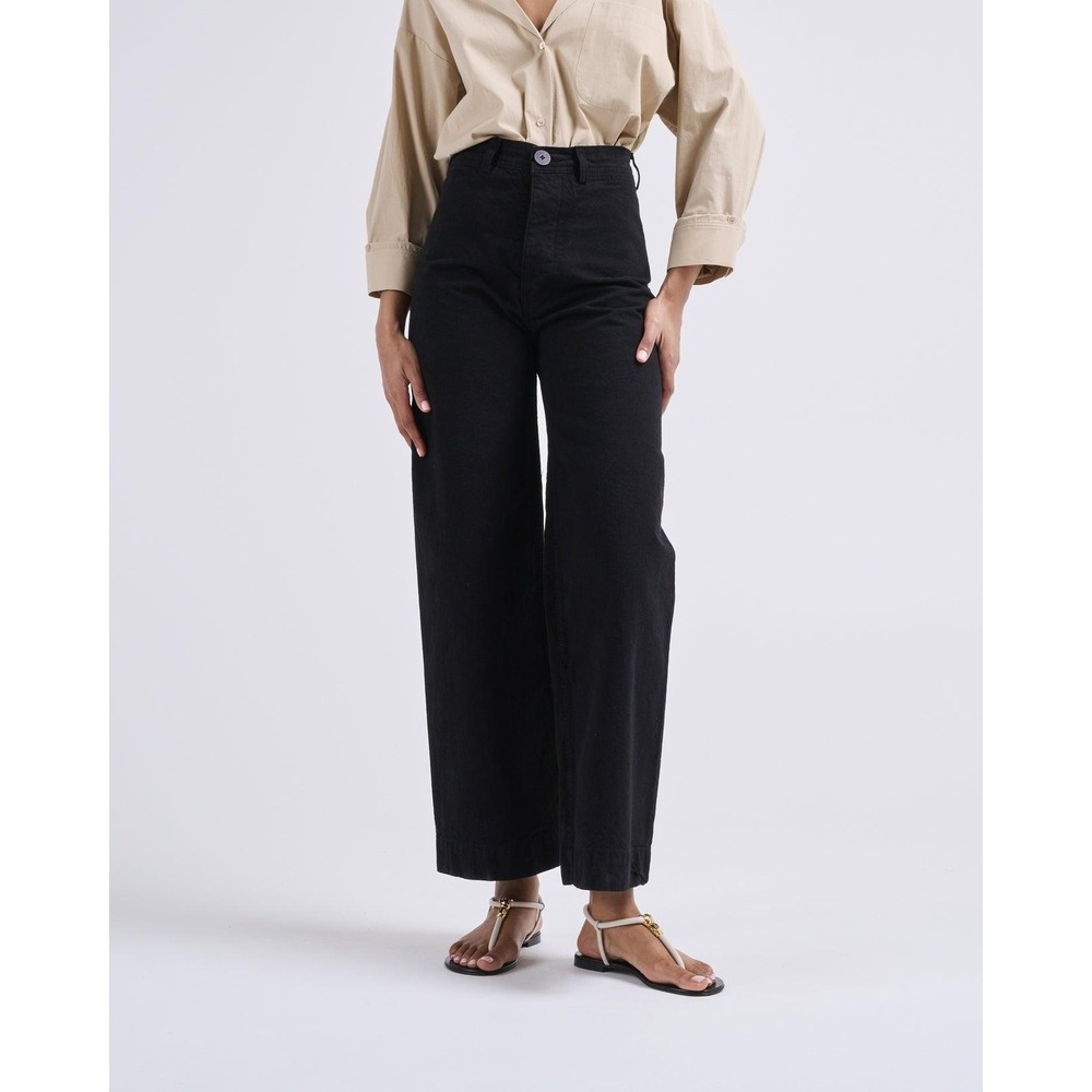 Jesse Kamm Wide Leg Pants in Black